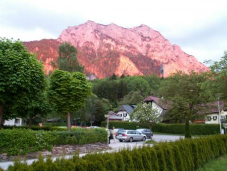 Sonnenuntergang am Traunstein